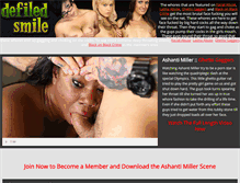 Tablet Screenshot of defiledsmile.com